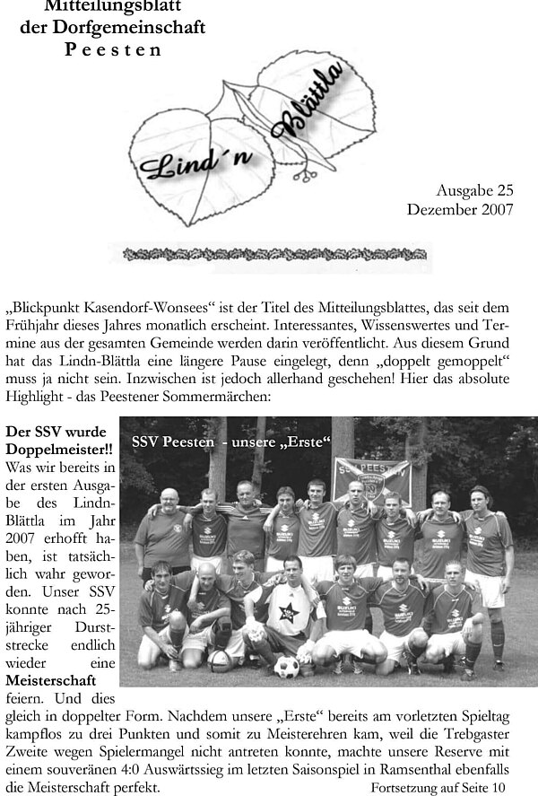 Ausgabe 25 - Dez. 2007