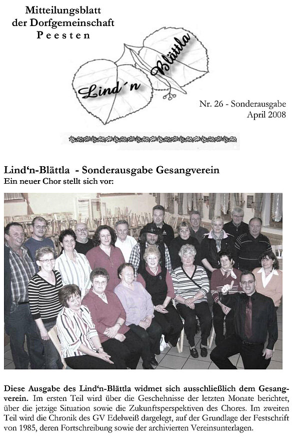 Sonderausgabe 26 - April 2008